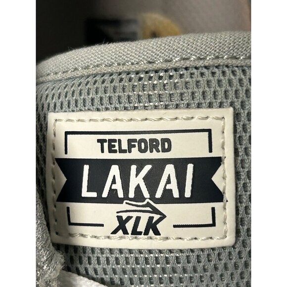 Lakai Telford Low Mens Skate Shoes Size 12 Gray & White Suede & Mesh *Read - Picture 3 of 15
